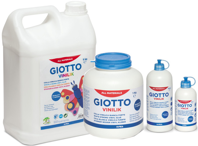 1PZ Colla vinilica Vinilik - barattolo 1 kg - bianco - Giotto 