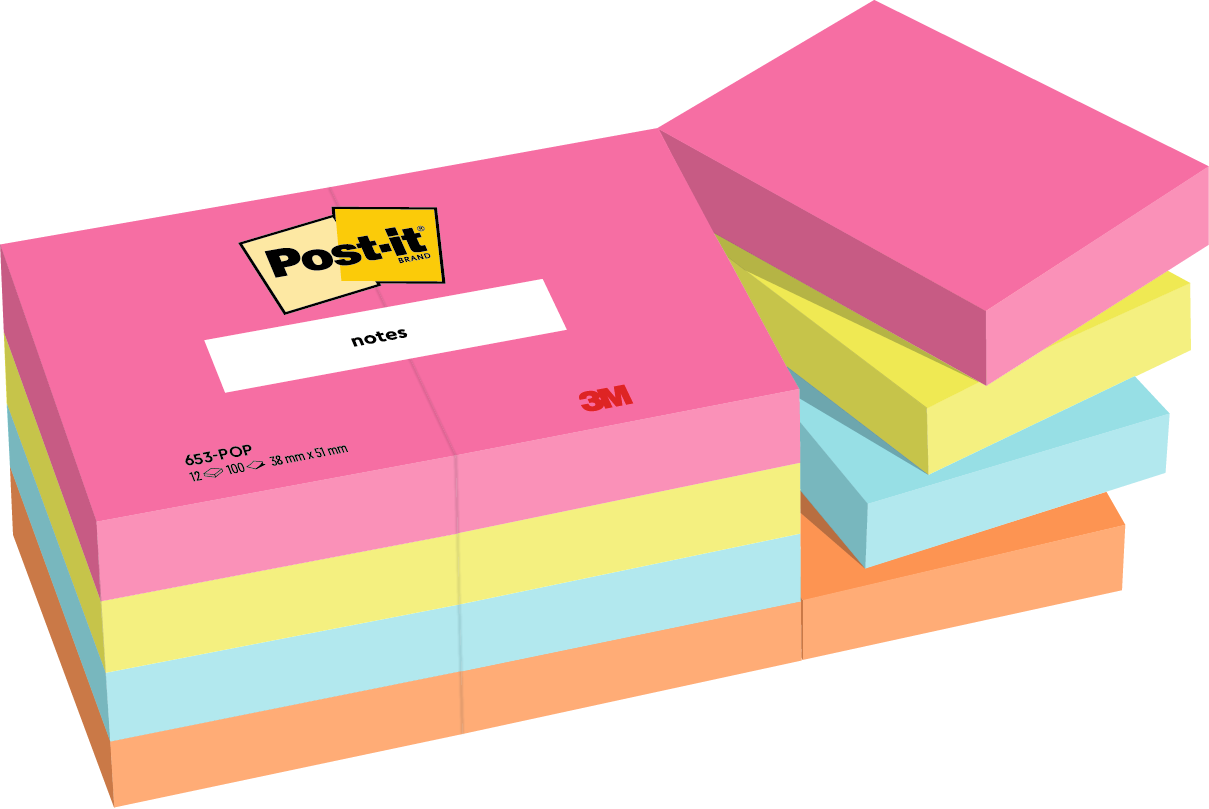 Augusto Berni SPA - POST-IT NOTES COLORATI 3M